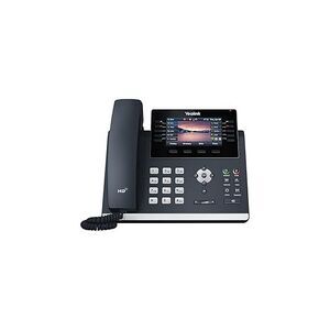 Yealink SIP-T46U IP Phone PoE HD Voice Dual USB Gigabit 16 Lines Corded - Gray